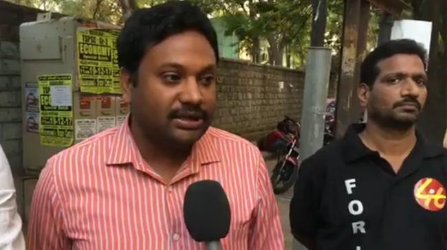 Ramakrishna, who has 11 years of experience in the IT field, too was shown the door in similar way. Ramakrishna, who has 11 years of experience in the IT field, too was shown the door in similar way. - Sakshi Post