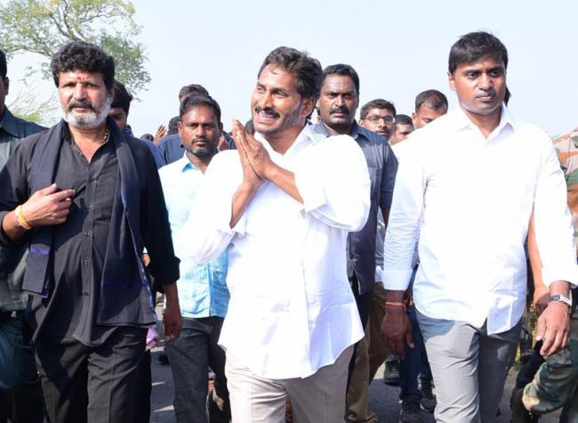 YS Jagan began the tour of Chittoor district  and walked for 8.7 km on Thursday - Sakshi Post