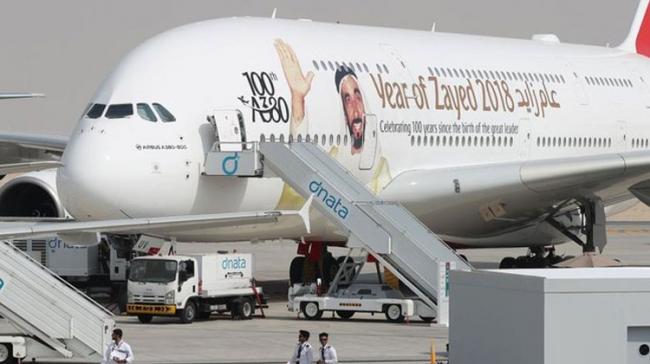 Emirates said it had placed firm orders for 20 of the double-decker aircraft with options for a further 16. Emirates said it had placed firm orders for 20 of the double-decker aircraft with options for a further 16. - Sakshi Post
