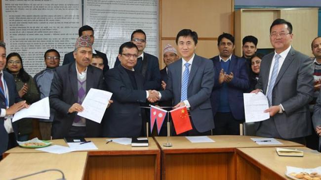 Ram Prasad Lamsal, joint secretary at Nepal’s Ministry of Population and Environment, expressed gratitude to the Chinese government for the support. - Sakshi Post