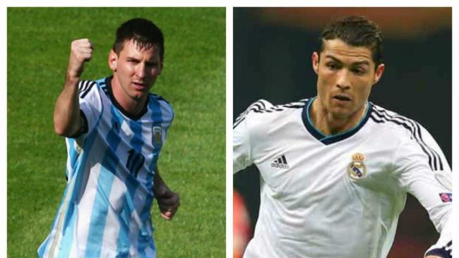 Lionel Messi and Cristiano Ronaldo Lionel Messi and Cristiano Ronaldo - Sakshi Post