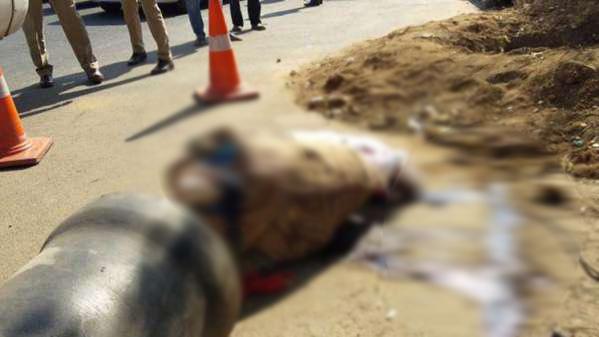 The body, which was stuffed in three gunny bags was found by the locals around 9am - Sakshi Post