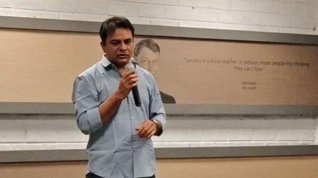 Telangana Municipal Administration Minister K T Rama Rao - Sakshi Post