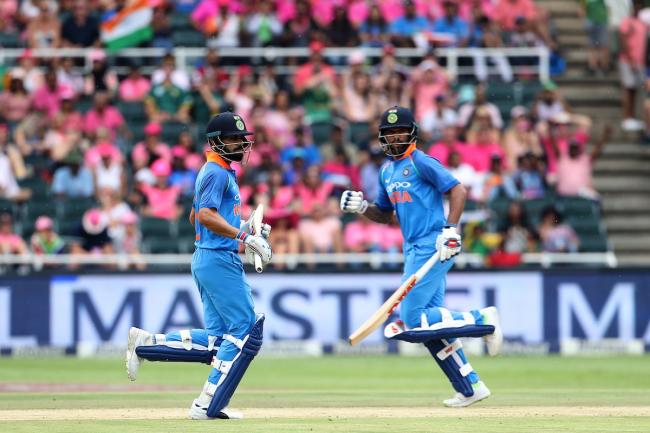 India’s rampaging ODI run was brought to a halt by a resilient South Africa, with an exhilarating five-wicket win in the rain and lightning-struck fourth one-dayer. India’s rampaging ODI run was brought to a halt by a resilient South Africa, with an exhilarating five-wicket win in the rain and lightning-struck fourth one-dayer. - Sakshi Post
