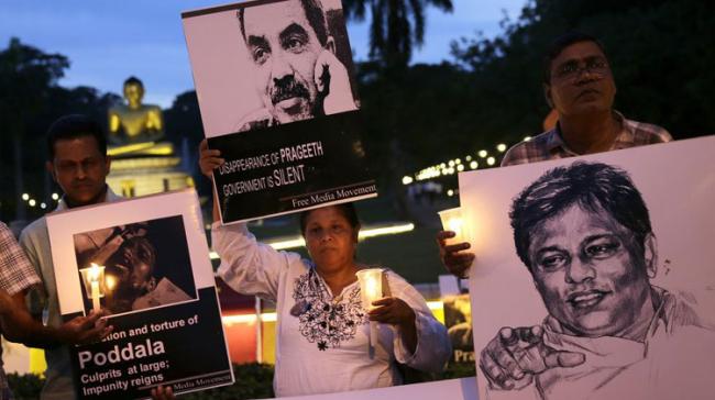 Lankan Journalist Killing, - Sakshi Post