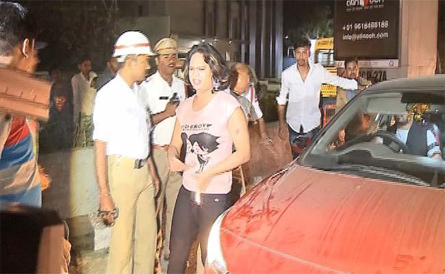 The police officials arrested a eunuch identified Krishna at Jubilee Hills check post as part of the weekend drunk and drive checking - Sakshi Post