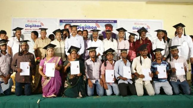 Villagers of the Dondapadu were imparted training of basic computers, digitaltransactions including financial literacy for several days as part of the program.&amp;amp;nbsp; - Sakshi Post