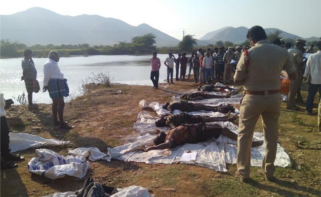 The four bodies have been identified as that of Muragesan, Karriannan, Jairam and Muragesh while another body is yet to be identified. The four bodies have been identified as that of Muragesan, Karriannan, Jairam and Muragesh while another body is yet to be identified. - Sakshi Post