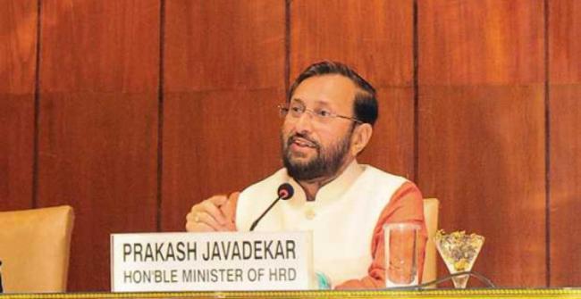 Union HRD Minister Prakash Javadekar - Sakshi Post