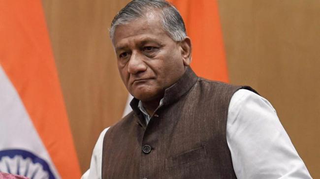 Minister of State for External Affairs VK Singh - Sakshi Post