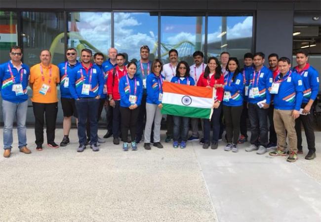 Indian contingent at CWG 2018 - Sakshi Post