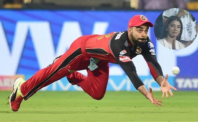 Virat Kohli pulled out a stunning catch to dismiss KKR captain Dinesh Kartik Virat Kohli pulled out a stunning catch to dismiss KKR captain Dinesh Kartik - Sakshi Post