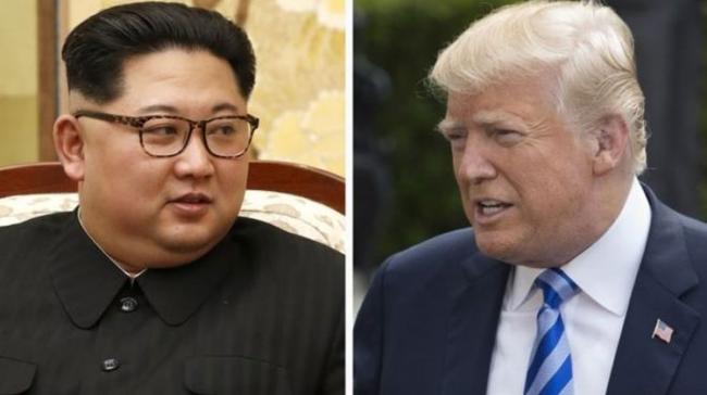 Kim Jong-Un and Donald Trump - Sakshi Post
