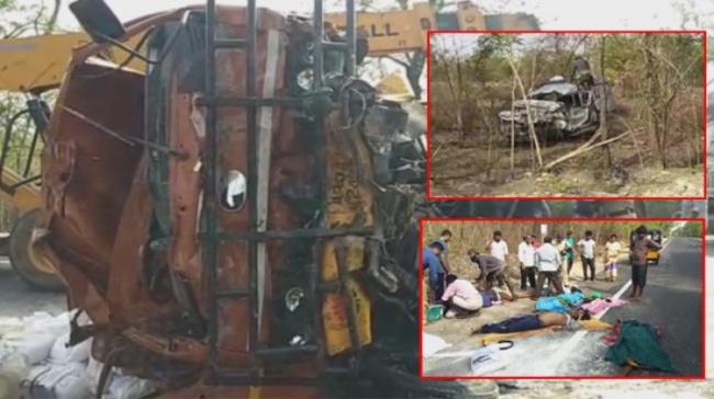 Raod accident claims 5 lives and leaves 7 injured Raod accident claims 5 lives and leaves 7 injured - Sakshi Post