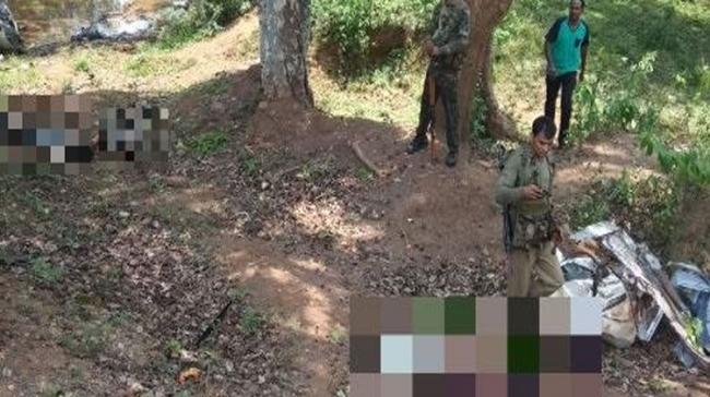 The deafening blast, near Cholnar, targeted a jeep in which seven security personnel were patrolling in a remote area, killing six of them instantly The deafening blast, near Cholnar, targeted a jeep in which seven security personnel were patrolling in a remote area, killing six of them instantly - Sakshi Post