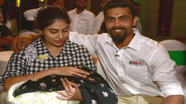 Riva Solanki and Ravindra Jadeja Riva Solanki and Ravindra Jadeja - Sakshi Post