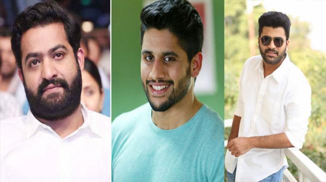 Jr NTR, Naga Chaitanya and Sharwanand Jr NTR, Naga Chaitanya and Sharwanand - Sakshi Post