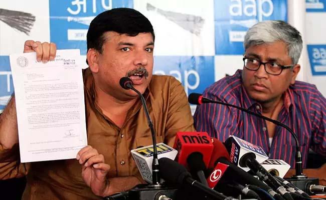 Aam Aadmi Party leader Sanjay Singh - Sakshi Post