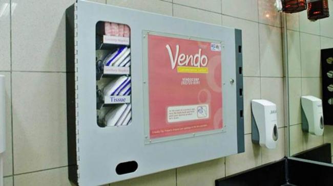 Sanitary napkin vending machine - Sakshi Post