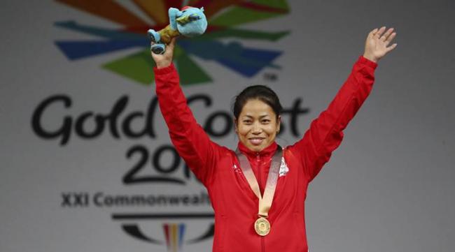 Star Indian weightlifter Sanjita Chanu Star Indian weightlifter Sanjita Chanu - Sakshi Post