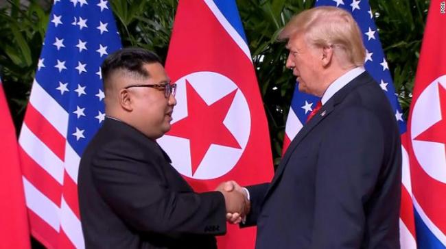 North Korean leader Kim Jong Un and U.S. President Donald Trump - Sakshi Post