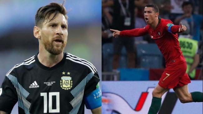 Cristiano Ronaldo has emphatically won the first round of his World Cup duel with eternal rival Lionel Messi – revelling in the adulation after his dramatic hat-trick while the Argentine flopped against Iceland - Sakshi Post