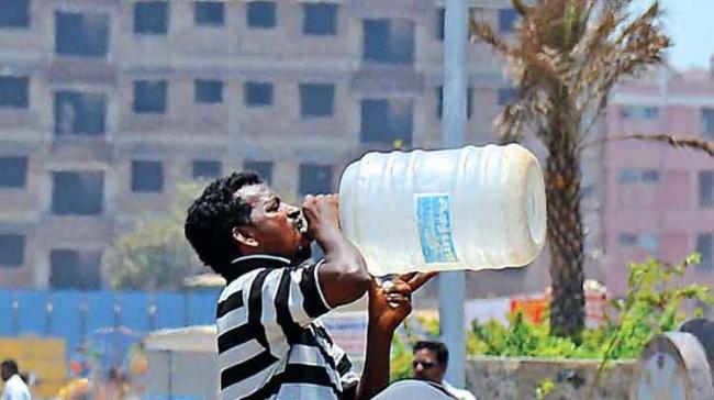 On Wednesday, the temperature recorded was 37.8 degree Celsius which is higher than normal temperature around this season On Wednesday, the temperature recorded was 37.8 degree Celsius which is higher than normal temperature around this season - Sakshi Post