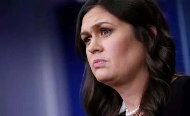 Sarah Sanders said she left politely after being asked to. - Sakshi Post