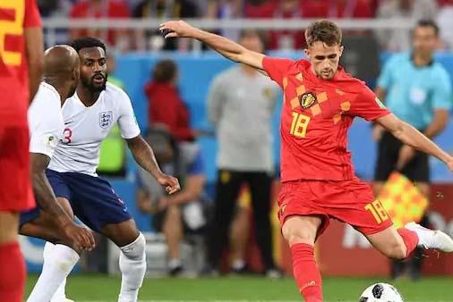 Adnan Januzaj scored for Belgium vs England. Adnan Januzaj scored for Belgium vs England. - Sakshi Post