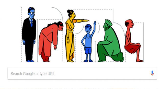 The Google Doodle marks the 125th birth anniversary of Mahalanobis whose contributions in making India get an estimate of population distribution, crop yields and household consumption - Sakshi Post