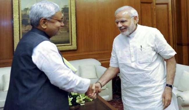 Nitish Kumar, Narendra Modi Nitish Kumar, Narendra Modi - Sakshi Post