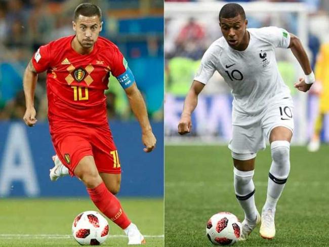 Eden Hazard will be key for Belgium while France will pin their hopes on Kylian Mbappe. - Sakshi Post