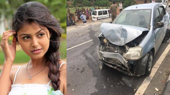 Monal Gajjar of Sudigadu fame had a narrow escape from an accident  while she was returning home to Ahmedabad from Udaipur - Sakshi Post