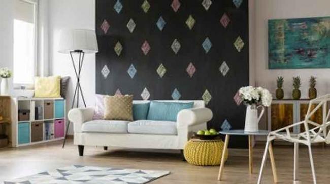 For small rooms, it’s preferable to blend colors with whites to get a wider look. - Sakshi Post