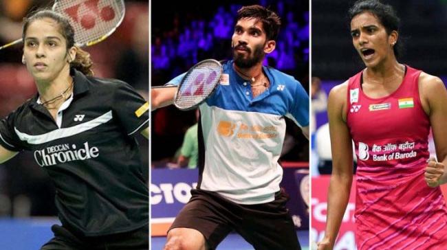 Saina Nehwal, Kidambi Srikanth and PV Sindhu - Sakshi Post