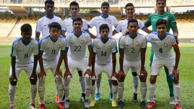 The Indian U-16 Football team The Indian U-16 Football team - Sakshi Post
