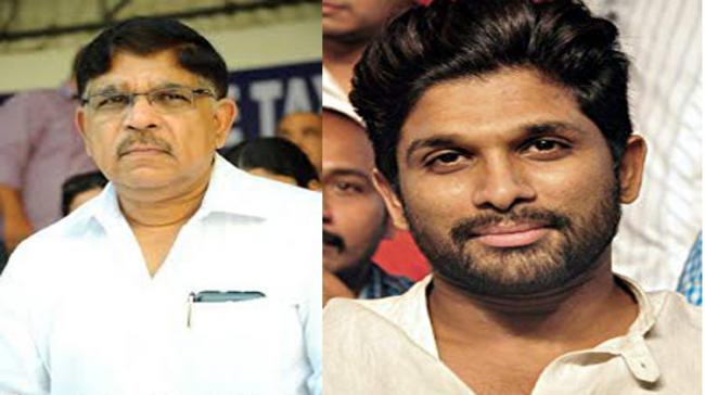 Allu Aravind and Stylish star Allu Arjun. - Sakshi Post