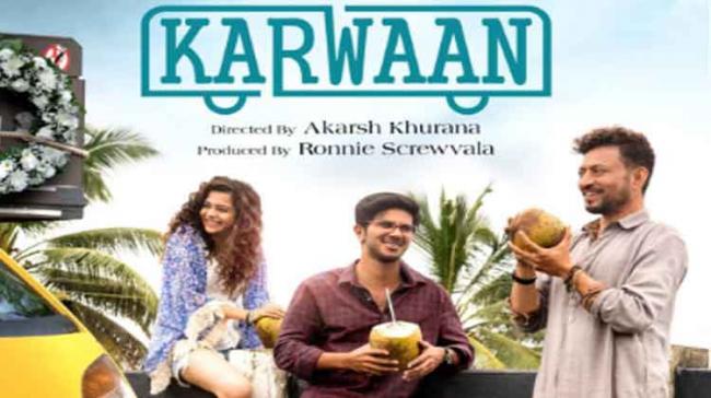 Karwaan movie poster - Sakshi Post
