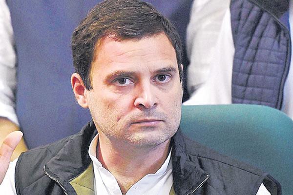 Congress president Rahul Gandhi Congress president Rahul Gandhi - Sakshi Post