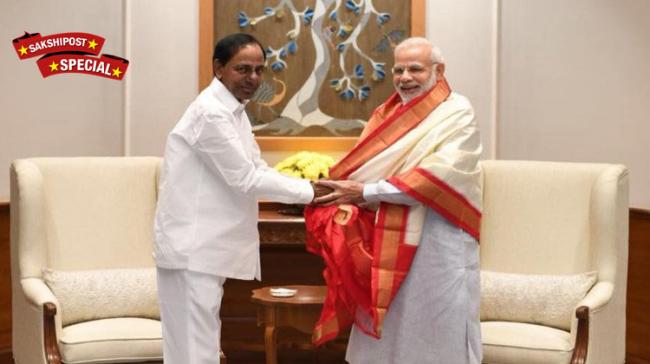 Telangana CM KCR meeting with PM Modi in Delhi - Sakshi Post
