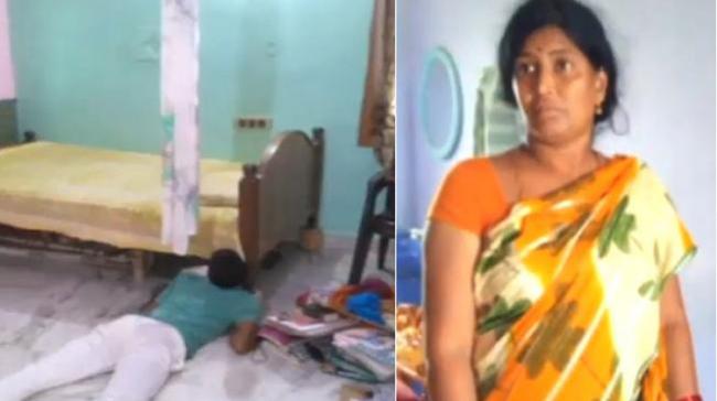 In an inhuman act, a woman involved in an extra-marital affair killed her 17 year-old son for becoming a stumbling block in her love life - Sakshi Post