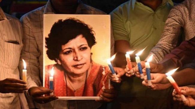 Gauri Lankesh remembered on 1st death anniversary - Sakshi Post