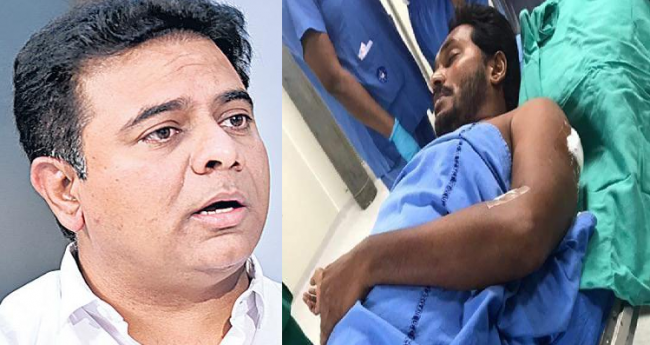 KTR condemned the attack on YSRCP Chief YS Jagan Mohan Reddy - Sakshi Post