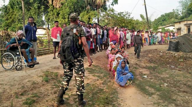 Defying Maoist threats, over 33 per cent of the electorate exercised their franchise on Monday by midday in 18 constituencies in the first phase of Assembly polls - Sakshi Post