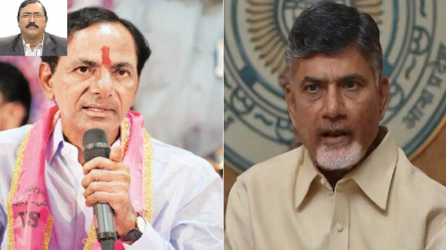 Telangana CM KCR and AP CM Chandrababu Naidu Telangana CM KCR and AP CM Chandrababu Naidu - Sakshi Post