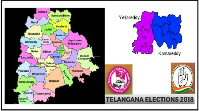 Telangana State Map Inset: Kamareddy &amp;amp;amp; Yellareddy maps - Sakshi Post