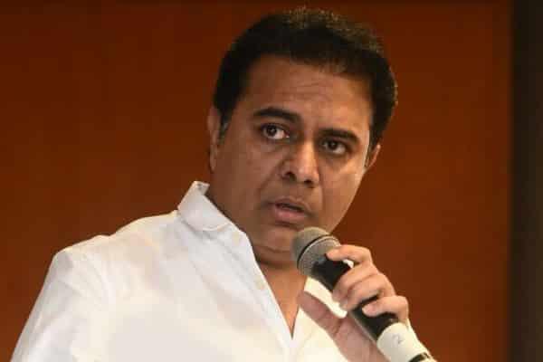 TRS leader KTR - Sakshi Post