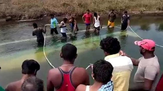 At least 25 people, most of them school children, were killed after their bus fell into a canal in Mandya district on Saturday, officials said. - Sakshi Post