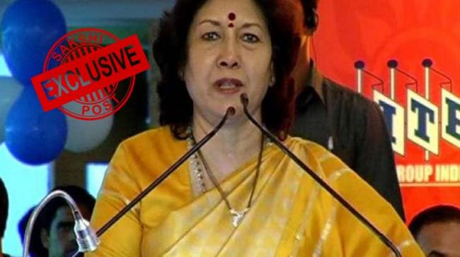 Congress leader J Geeta Reddy&amp;amp;nbsp; - Sakshi Post