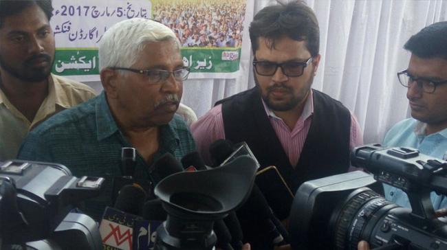 Kodandaram addressing the media Kodandaram addressing the media - Sakshi Post